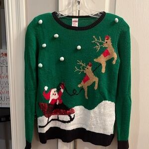 Holiday time Ugly Christmas sweater. Size small